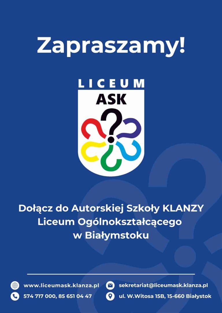 Dołącz do Autorskiej Szkoły KLANZY!