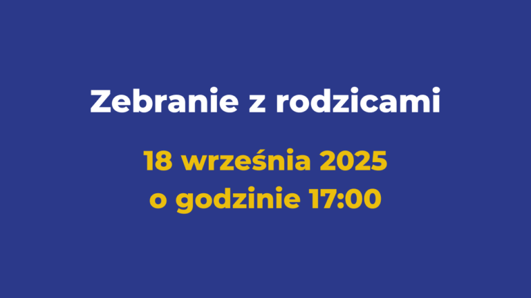 Zebranie z rodzicami